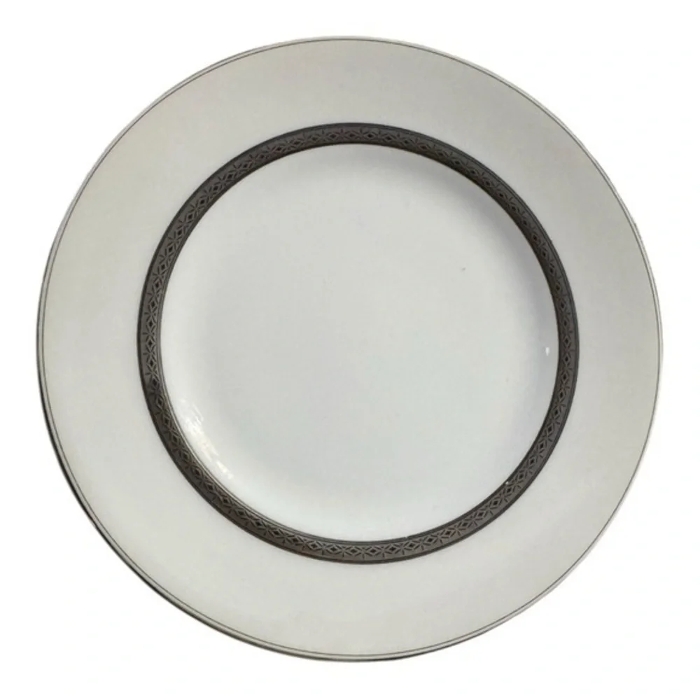 Waterford Carina Platinum Fine English China Salad Plate Made In England - NWT